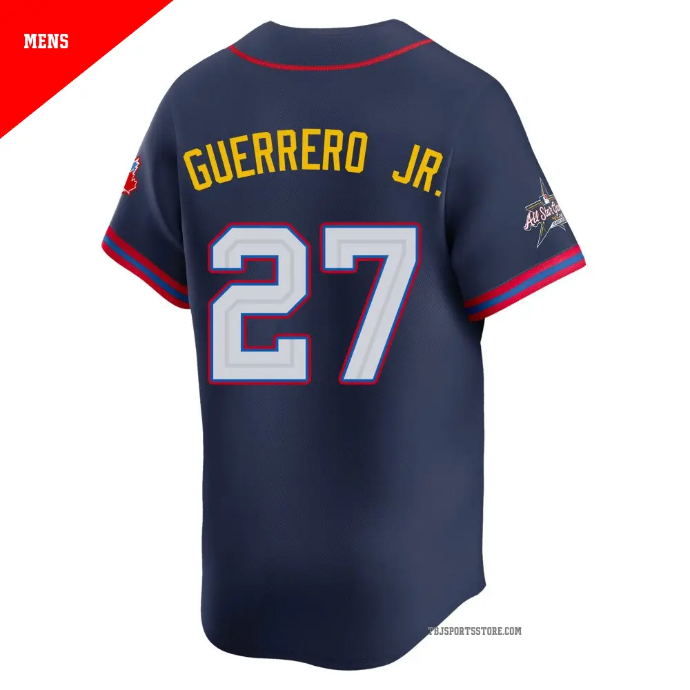 Men's #27 Vladimir Guerrero Jr. Toronto Blue Jays Navy Limited