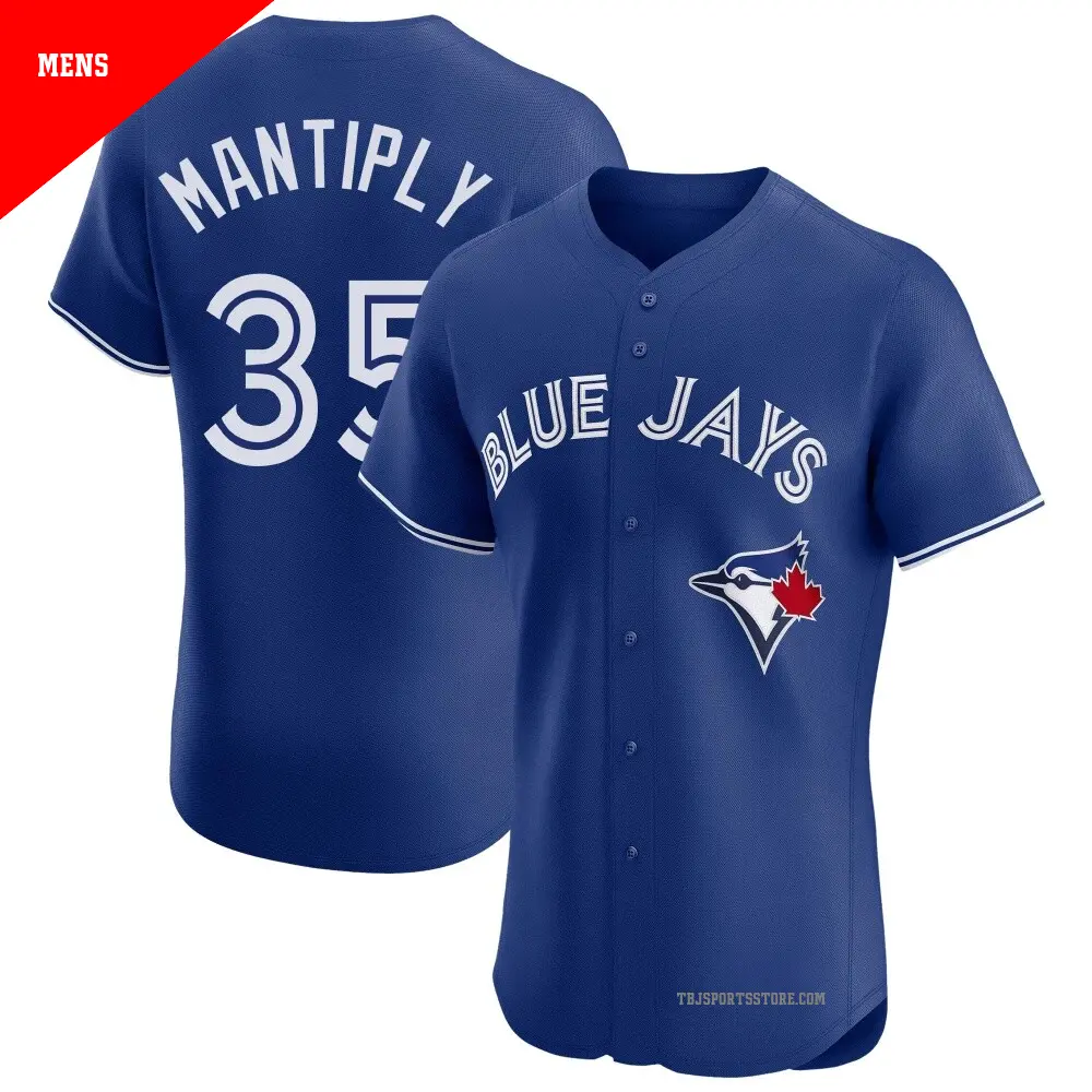 Men's ＃35 Joe Mantiply Toronto Blue Jays Royal Elite Alternate Jersey