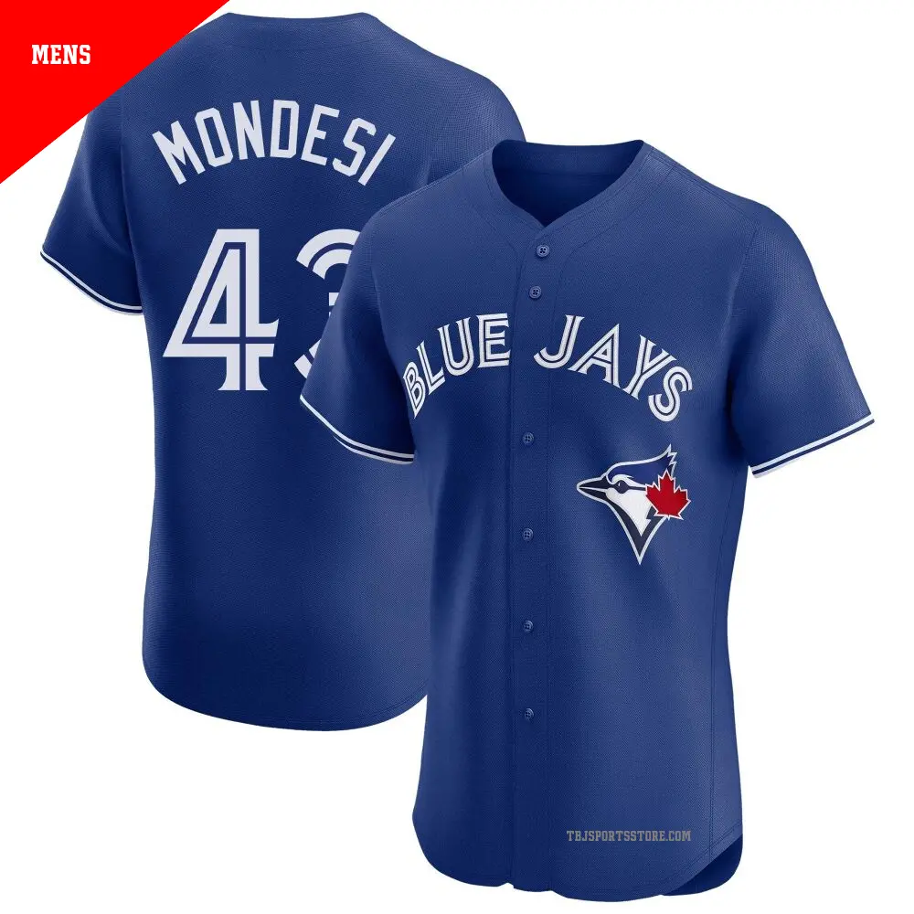Men's ＃43 Raul Mondesi Toronto Blue Jays Royal Elite Alternate Jersey