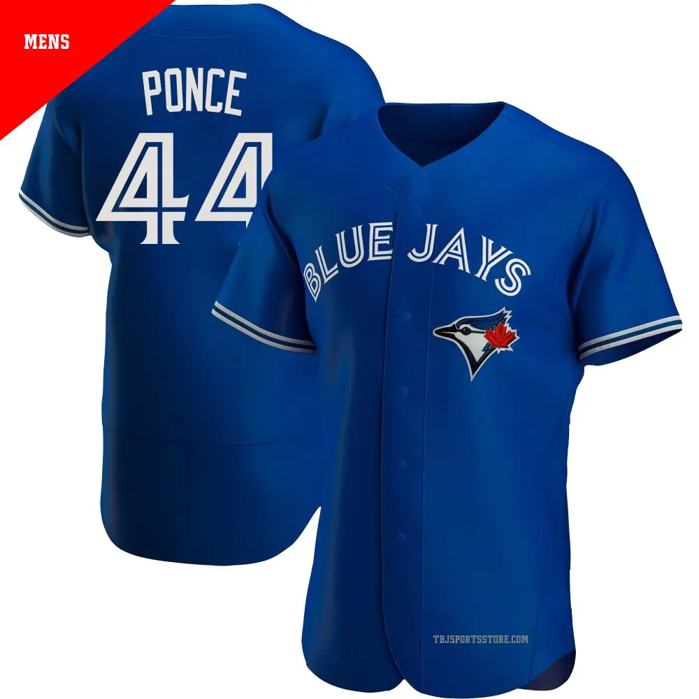 Men's #44 Cody Ponce Toronto Blue Jays Royal Authentic Alternate