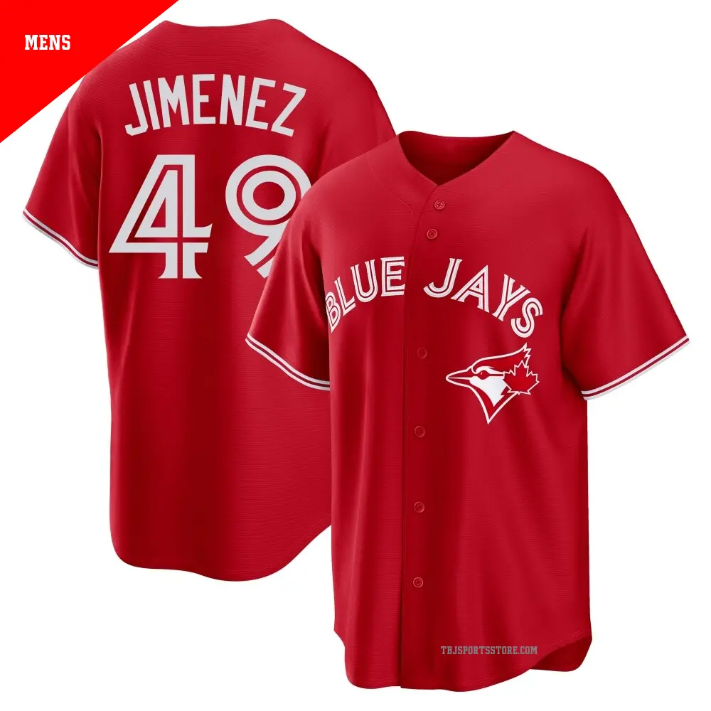 Youth #49 Leo Jimenez Toronto Blue Jays Royal Limited Alternate Jersey