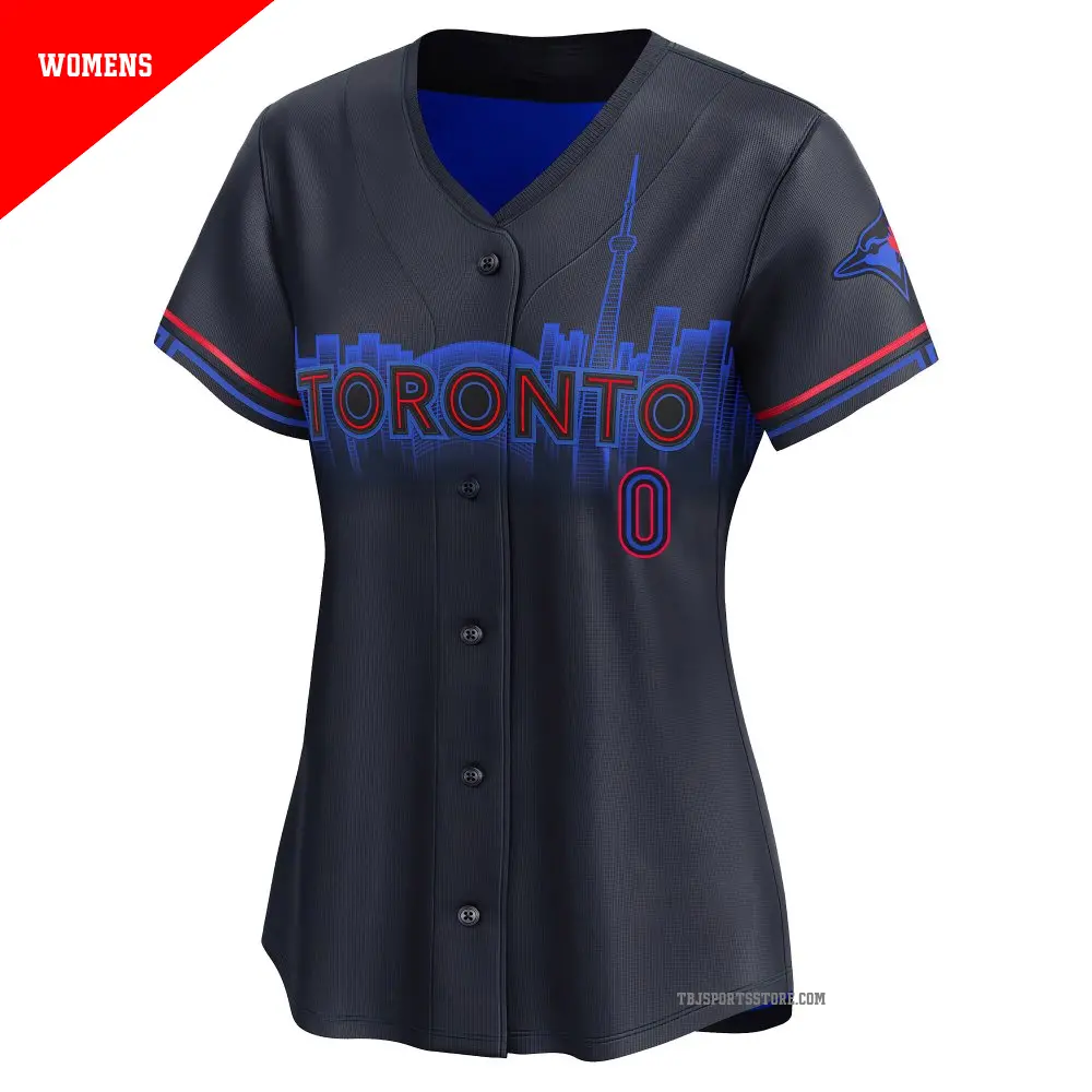 Women's #0 Andres Gimenez Toronto Blue Jays Black Limited 2024