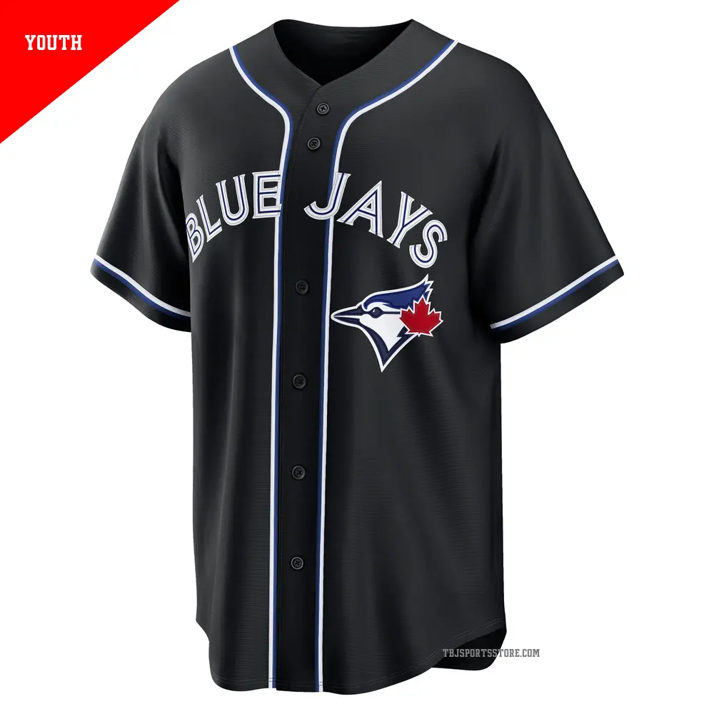 Youth #31 Max Scherzer Toronto Blue Jays Black Replica Fashion Out