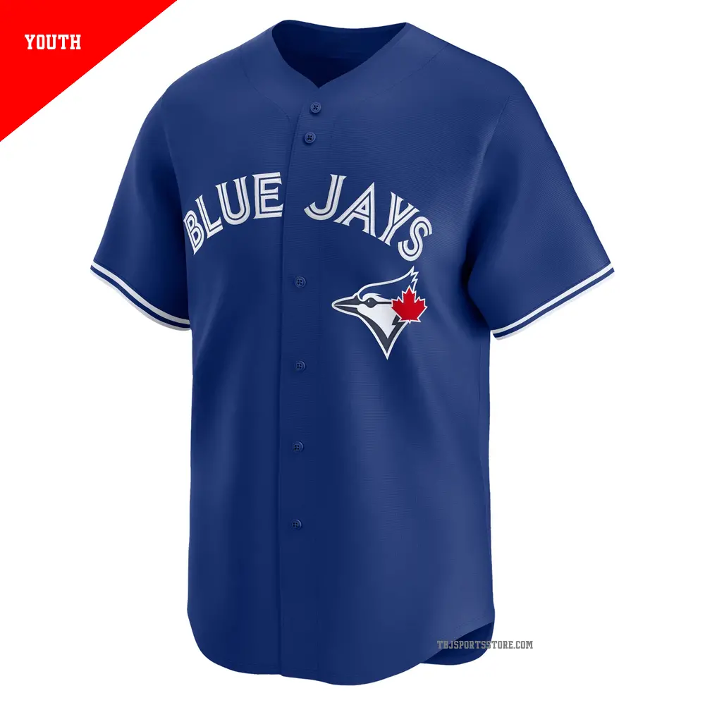 Youth #49 Leo Jimenez Toronto Blue Jays Royal Limited Alternate Jersey