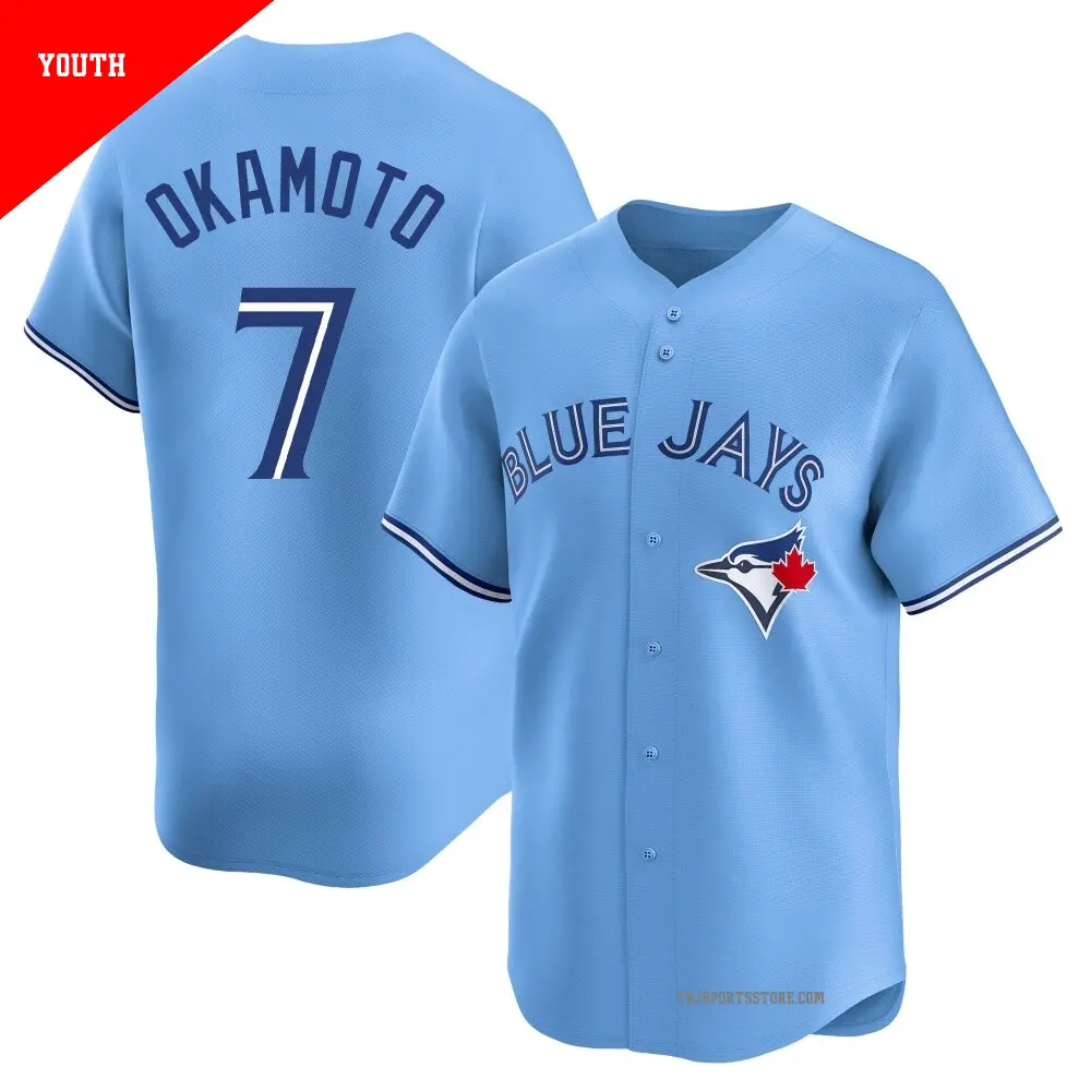 Men's #7 Kazuma Okamoto Toronto Blue Jays Gray Elite Road Jersey